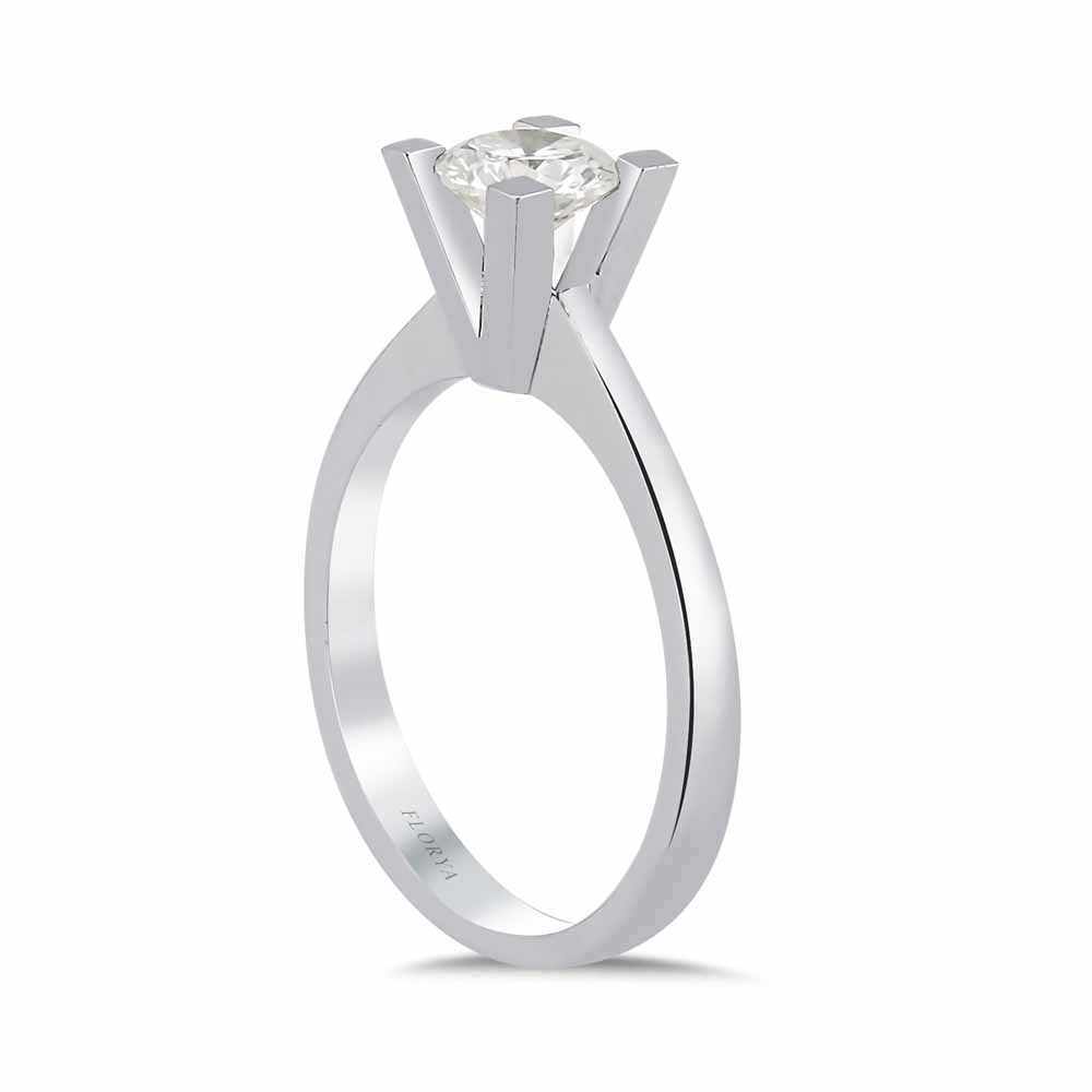 Tektaş Yüzükler 0,70 Karat Lab Pırlantalı Tektaş Yüzük - FP01269