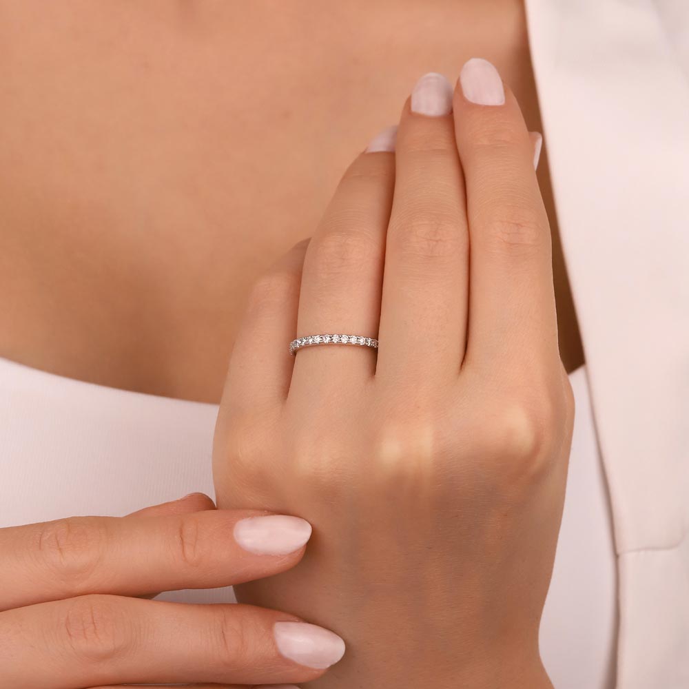0.85 Karat Lab Pırlanta Luxe Tamtur Yüzük - FP11456