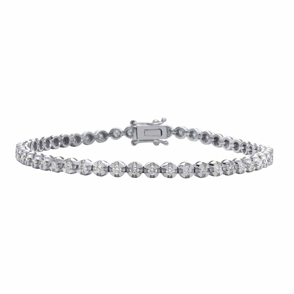 Su Yolu Bileklikler 1,78 ct. Lab Pırlanta Su Yolu Bileklik - FP04109