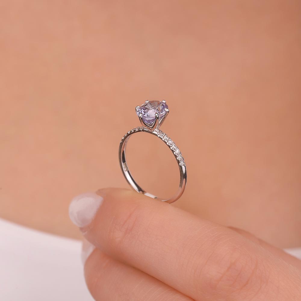 2,08 Karat Lab Pırlanta Özel Tasarım Royale Safir Yüzük - FP02669