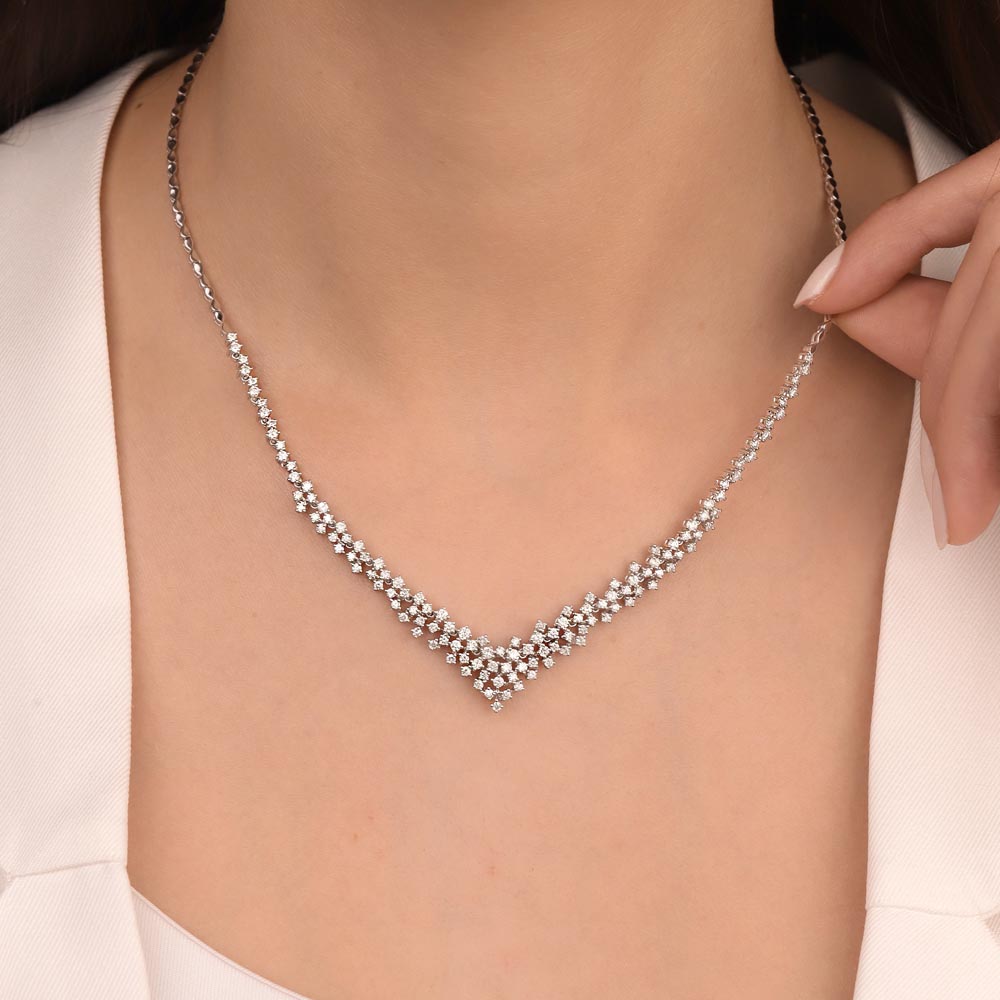3,07 Karat Lab Pırlanta Gerdanlık - FP09072
