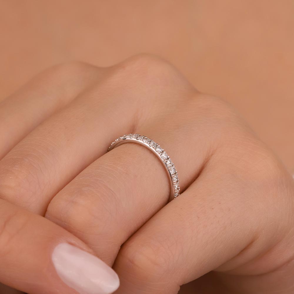 0.85 Karat Laboratuvar Pırlanta Luxe Tamtur Yüzük